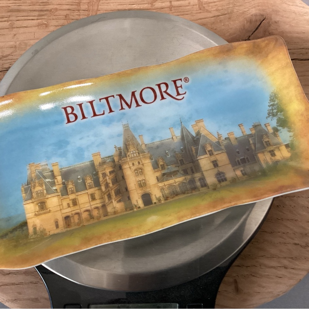 🟡 Biltmore Ceramic Crafted Souvenir Trey - Trinket Dish - Ashtray - Like New - Picture 8 of 8